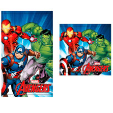 Set 2 toallas baño Vengadores Avengers Marvel algodon